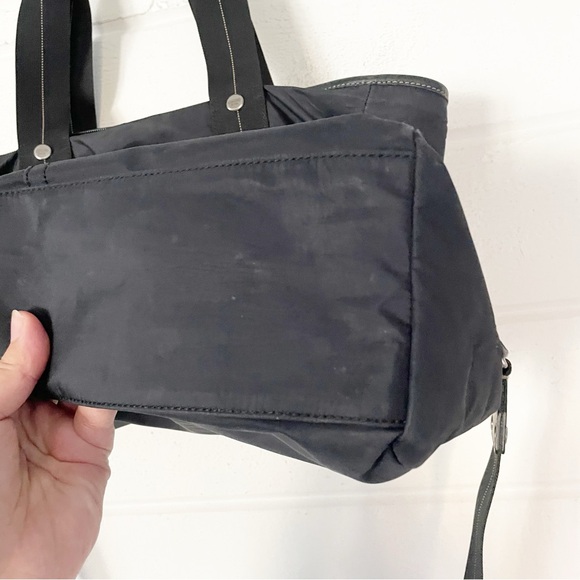 COACH Tote Bag Unisex Nylon/Genuine Leather Black 2-Way Shoulder/Top Handle - Picture 7 of 12